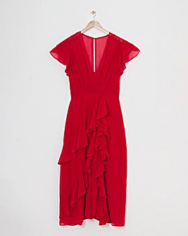 Joanna Hope Ruffle Maxi Dress