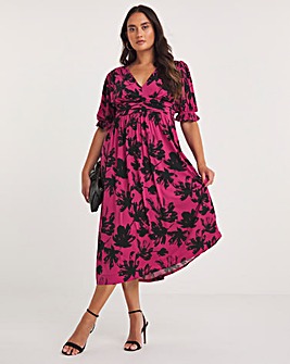 Joanna Hope Ruched Front Dress