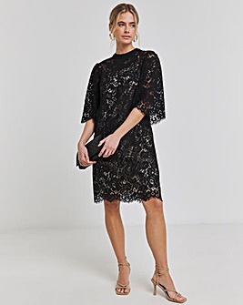 Joanna Hope Lace Swing Dress