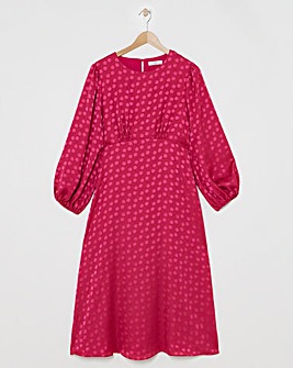 Joanna Hope Jacquard Spot Maxi Dress