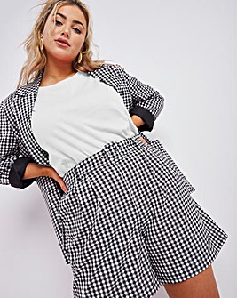plus size tailored shorts