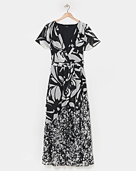 Joanna Hope Maxi Tie Waist Dress