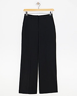 Black Tailored Wide Leg Trousers