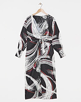 Joanna Hope Jacquard Wrap Dress