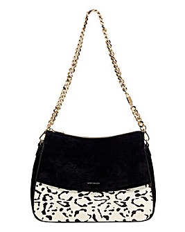 karen millen leather regent chain bag