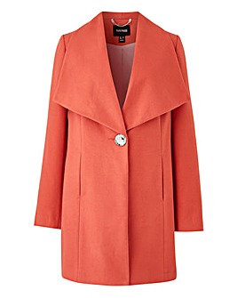 Blush Large Collar Coat