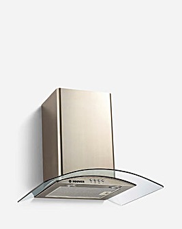 Hoover H-HOOD 300 HGM600X/1 60 cm Chimney Hood, Stainless steel and glass