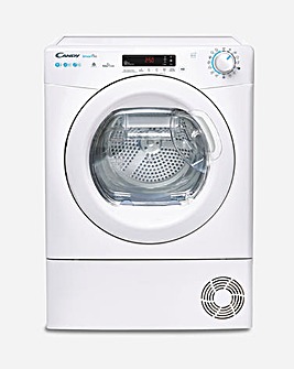 Candy CSOE H9A2DE-80 9Kg Heat Pump Tumble Dryer, A++ Rated, White with Wi-fi