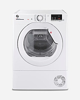 HOOVER H-DRY 300 HLE H8A2DE-80 8Kg Heat Pump Tumble Dryer, A++ Rated, White
