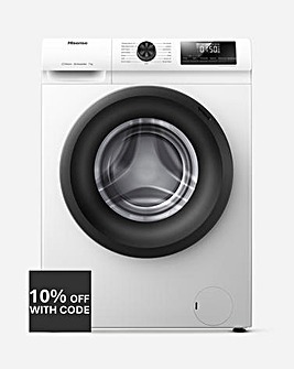 Hisense WFQP7012EVM 7KG 1200 Spin Washing Machine - White