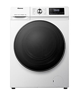 Hisense WFQA1014EVJM 10kg Washing Machine, A rated, 1400rpm Spin