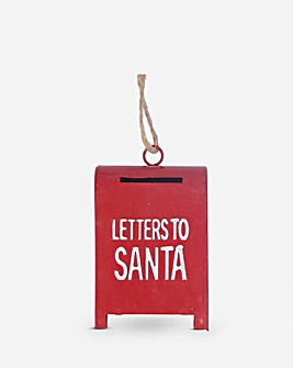 Gisela Graham Letter to Santa Baubles - Set of 3