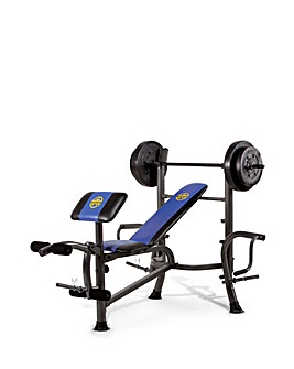 Marcy Starter Bench with 36kg Weight Set