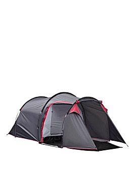 Outsunny 2-3 Person Tunnel Tent with Sewn-in Groundsheet