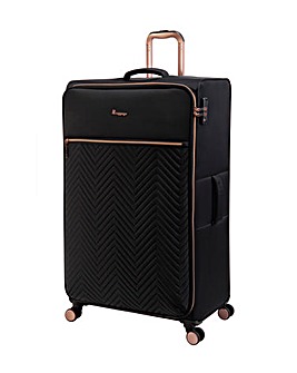 IT Luggage Bewitching Black X-Large Expandable Suitcase with TSA Lock
