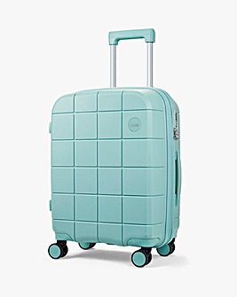 Rock Pixel Cabin Suitcase - Pastel Green