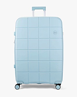 Rock Pixel Pastel Blue Large Suitcase
