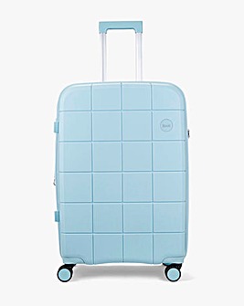 Rock Pixel Pastel Blue Medium Suitcase