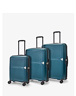 Rock Vancouver Forest Green Luggage 3pc set