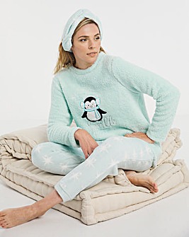 Pretty Secrets Penguin Supersoft Fleece Gift Set
