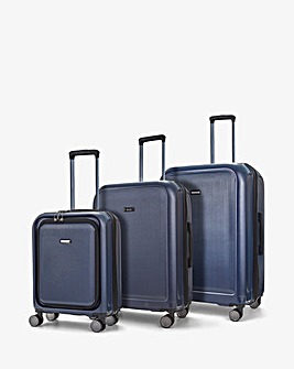 Rock Austin 3pc Suitcase Set - Navy