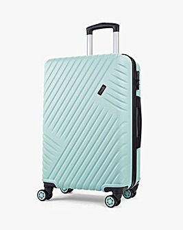 Rock Santiago Green Medium Suitcase