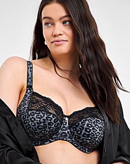 Elomi Morgan Full Cup Wired Bra Snow Leopard