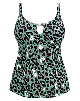 Elomi Jungle Bay Non Wired Moulded Cup Tankini Top Olive