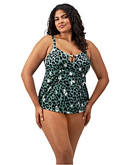 Elomi Jungle Bay Non Wired Moulded Cup Tankini Top Olive