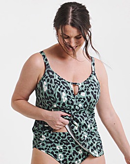 Elomi Jungle Bay Non Wired Moulded Cup Tankini Top Olive