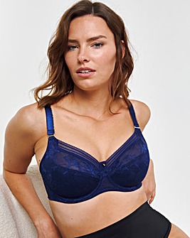 Fantasie Fusion Lace Full Cup Wired Bra Navy