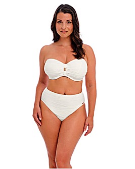 Fantasie Beach Waves Bandeau Bikini Top Linen