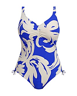 Fantasie Rabida Island V Neck Adjustable Leg Swimsuit Ultramarine