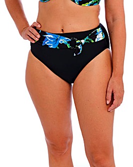 Fantasie Talm Beach Gathered High Waist Bikini Brief Black