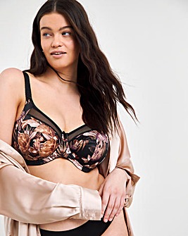 Goddess Kayla Full Cup Wired Bra Dark Tropical