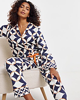 Cyberjammies Taylor Big Geo Print Pyjama Set