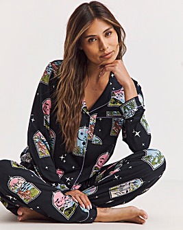 Chelsea Peers Jersey Dreamy Archways Print Pyjama Set