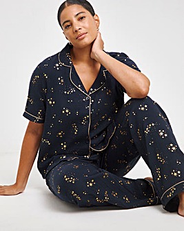 Chelsea Peers Cheesecloth Stars Print Pyjama Set