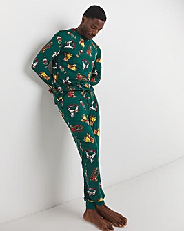 Chelsea Peers Jersey Xmas Crew Mens Pyjama Set - Family Pyjamas