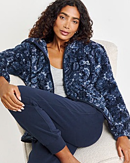 Joe Browns Oversized Snuggle Hoodie Blue Mix