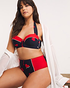 Joe Browns Retro Heart Underwired Bikini Top