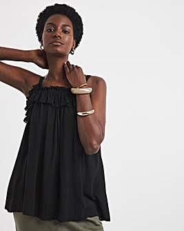 Ruffle Bardot Top