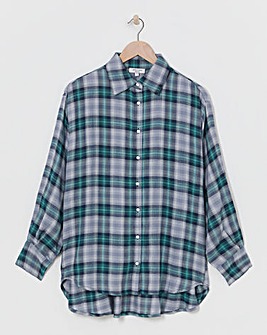 Check Oversized Shirt