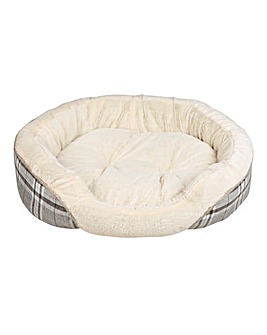 Dream Paws Tweedy Oval Bed