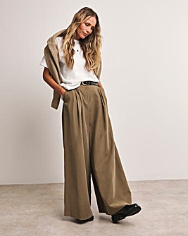 Anthology Mocha Super Wide Leg Trouser