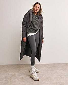 Anthology Charcoal Sculpting Cosy Lined Athleisure Legging