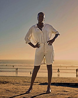 Linen Bermuda Shorts