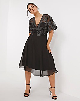 Chi Chi Lace Skater Dress
