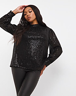 Chi Chi Sequin Blouse