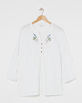 Julipa Jersey Embroidered Top